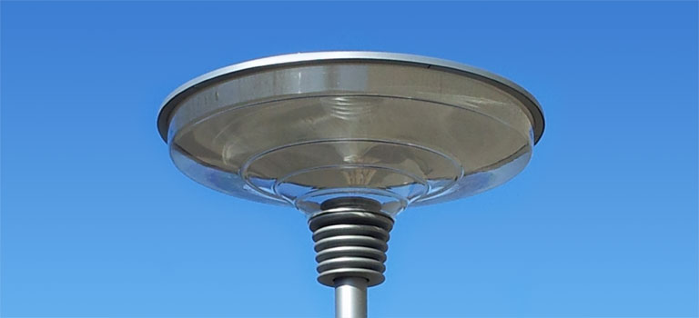 Parklampe, parklamp, LED, rotationssymetrisk, roundsymetrick